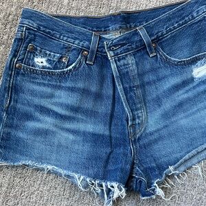 Levi's Blue Jean Shorts for Women